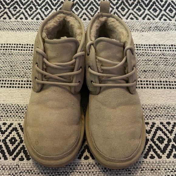 UGG Tan Ankle Boots with Warm Lining - Picture 2 of 8
